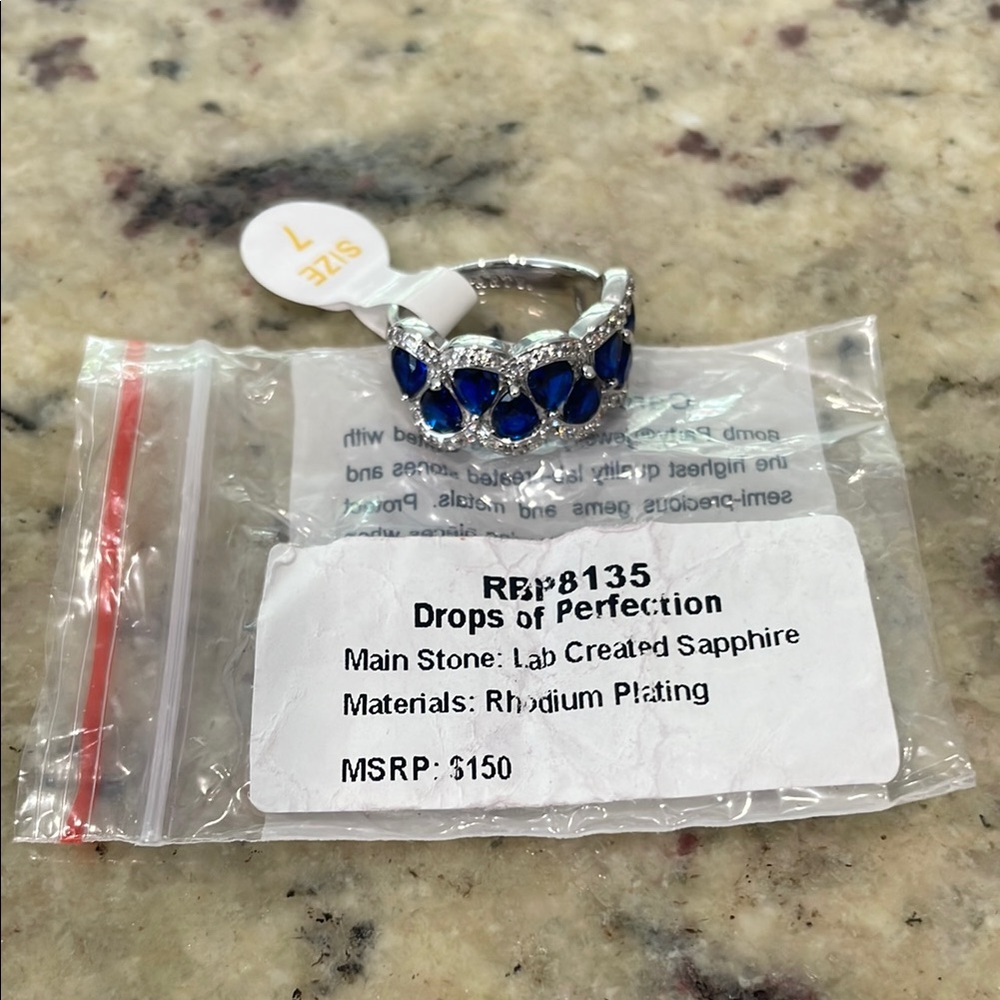 Drops of perfection Bomb Party ring Size 7